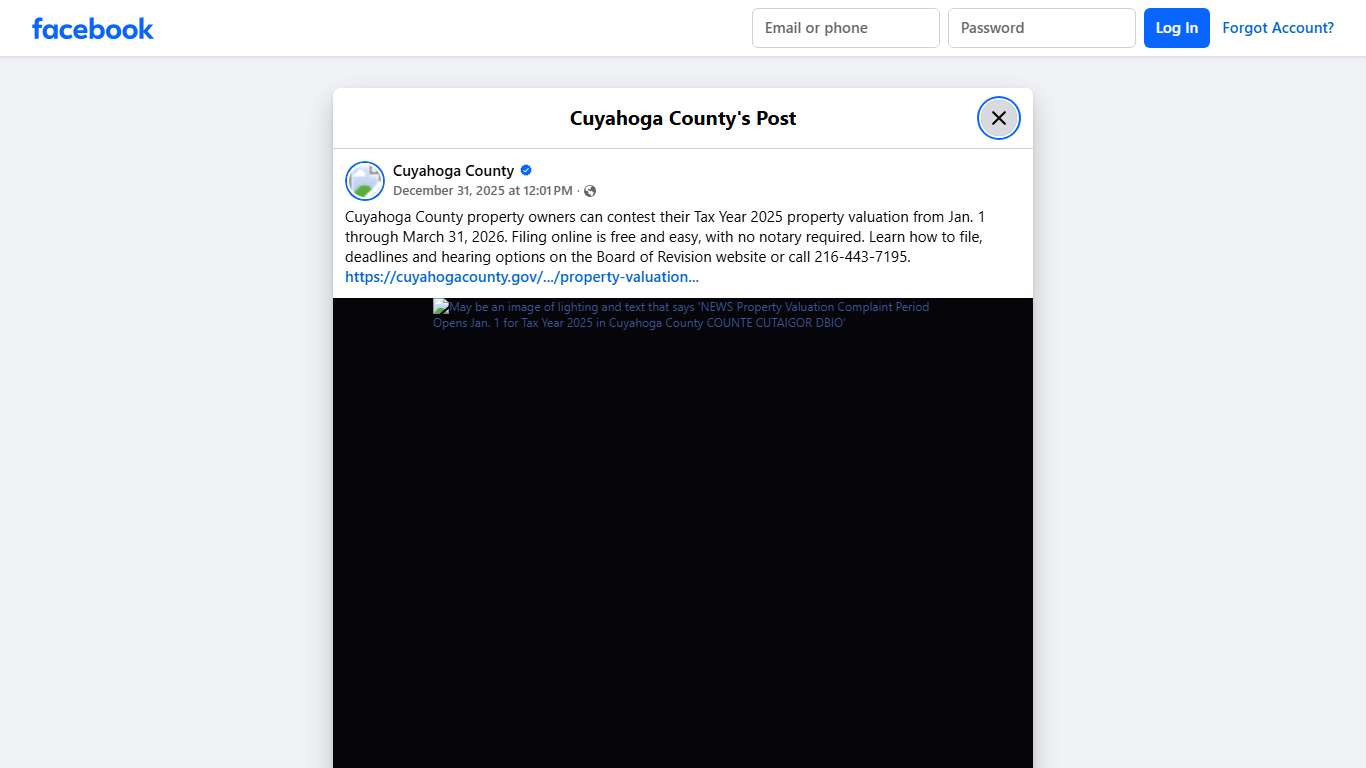 Cuyahoga County - Cuyahoga County property owners can... Facebook