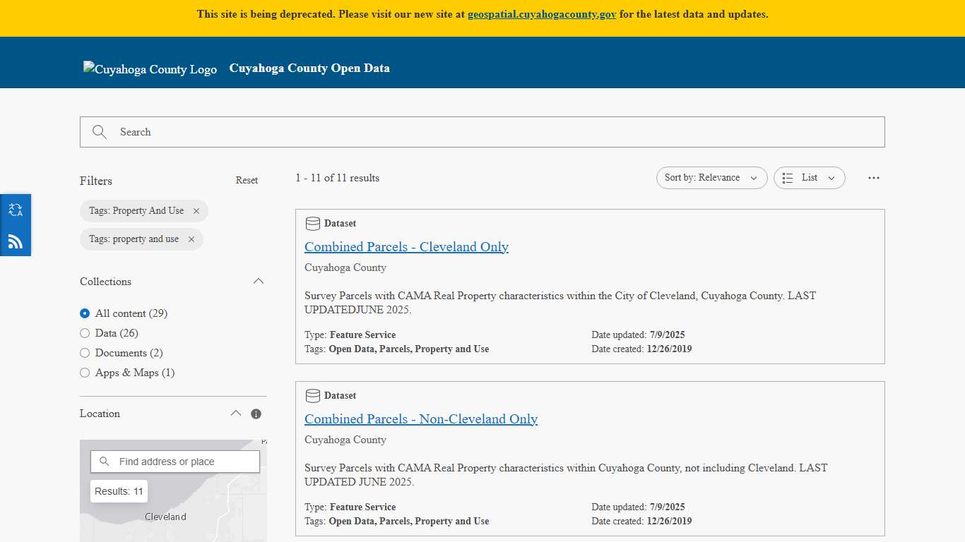 Cuyahoga County Open Data